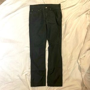 Levi's 511 mens size w34xl34 greenish light weight jeans